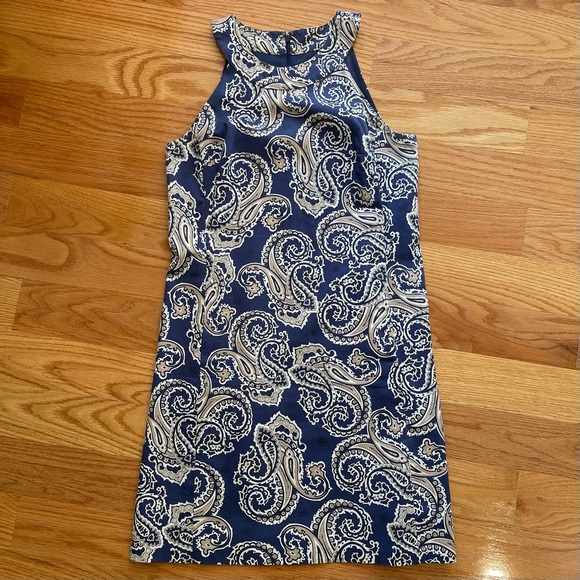 LOFT Paisley Shift Dress - Picture 1 of 5